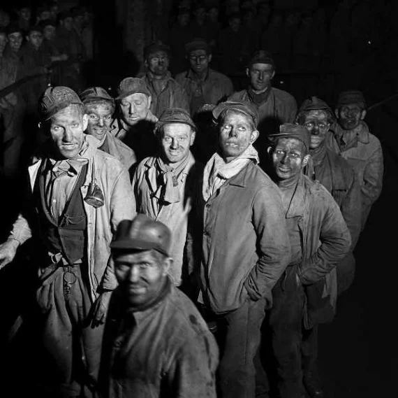 Coalworkers, Limburg, 1951, fine art pigment print